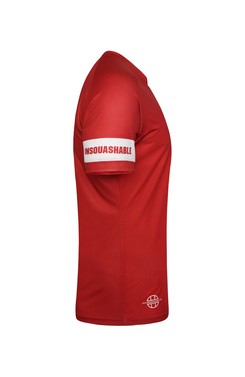 UNSQUASHABLE TOUR-TEC PRO Shirt - Red - SIZE XL - STOCK CLEARANCE